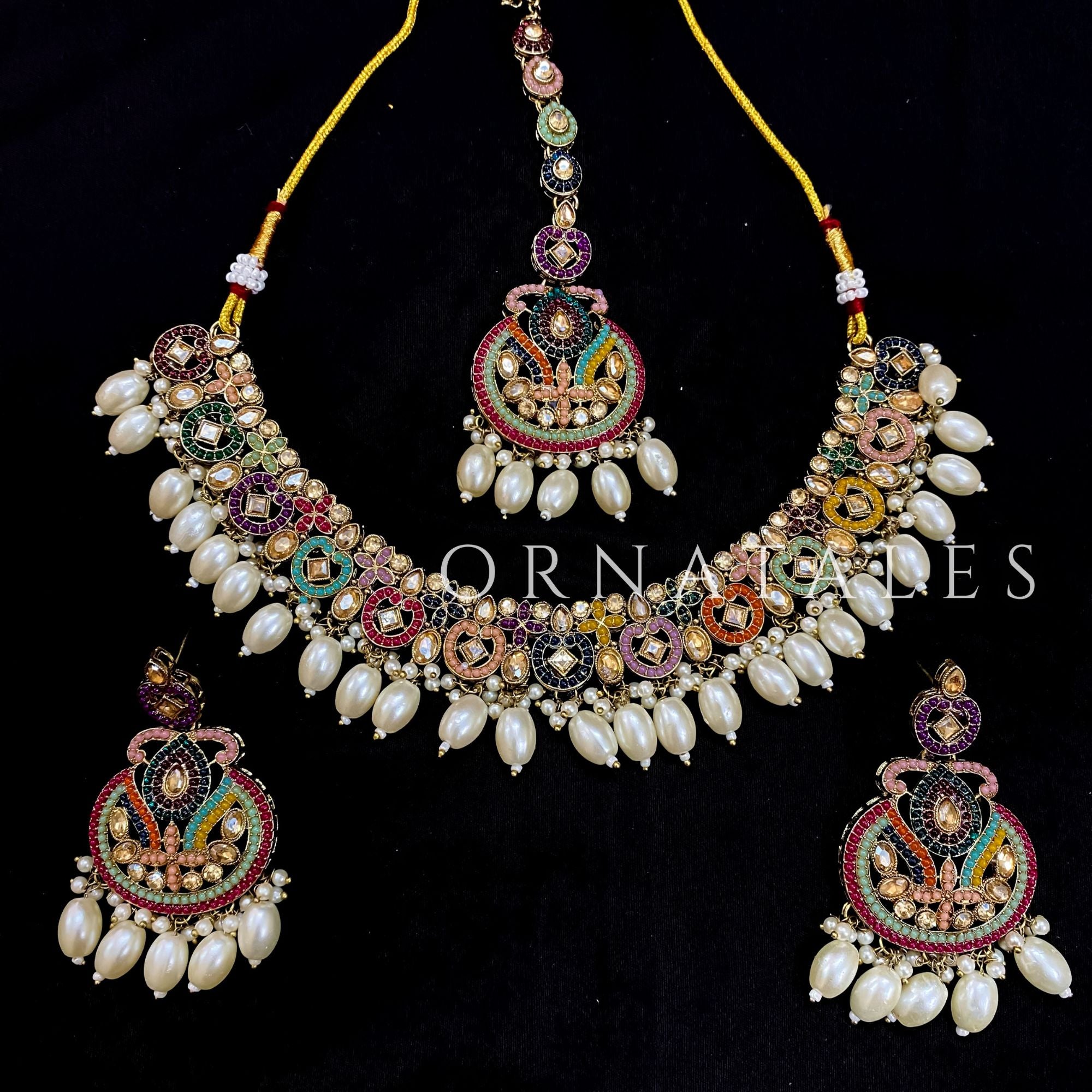 Pakistani Bridal Necklace Set – 1001
