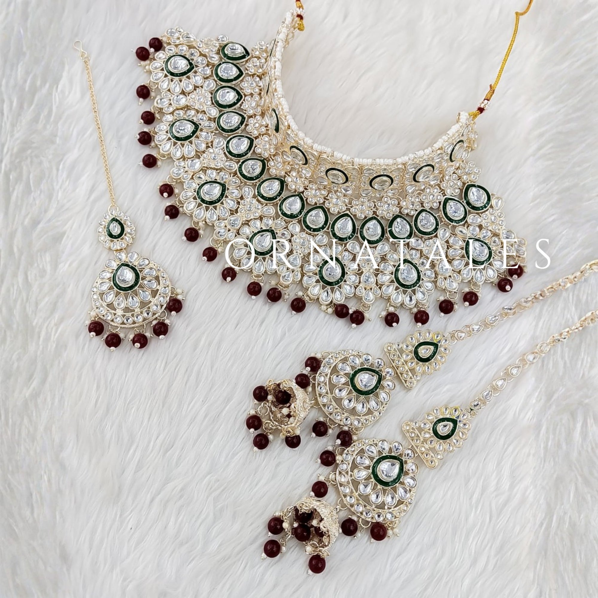 Kundan Necklace Set – 1021