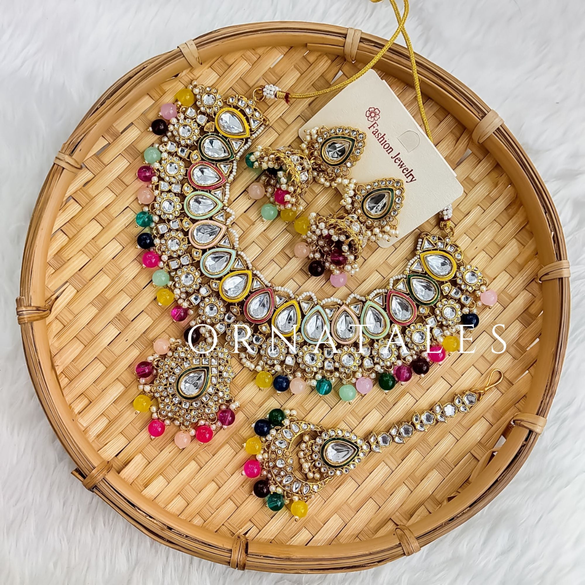 Kundan Necklace Set – 1018