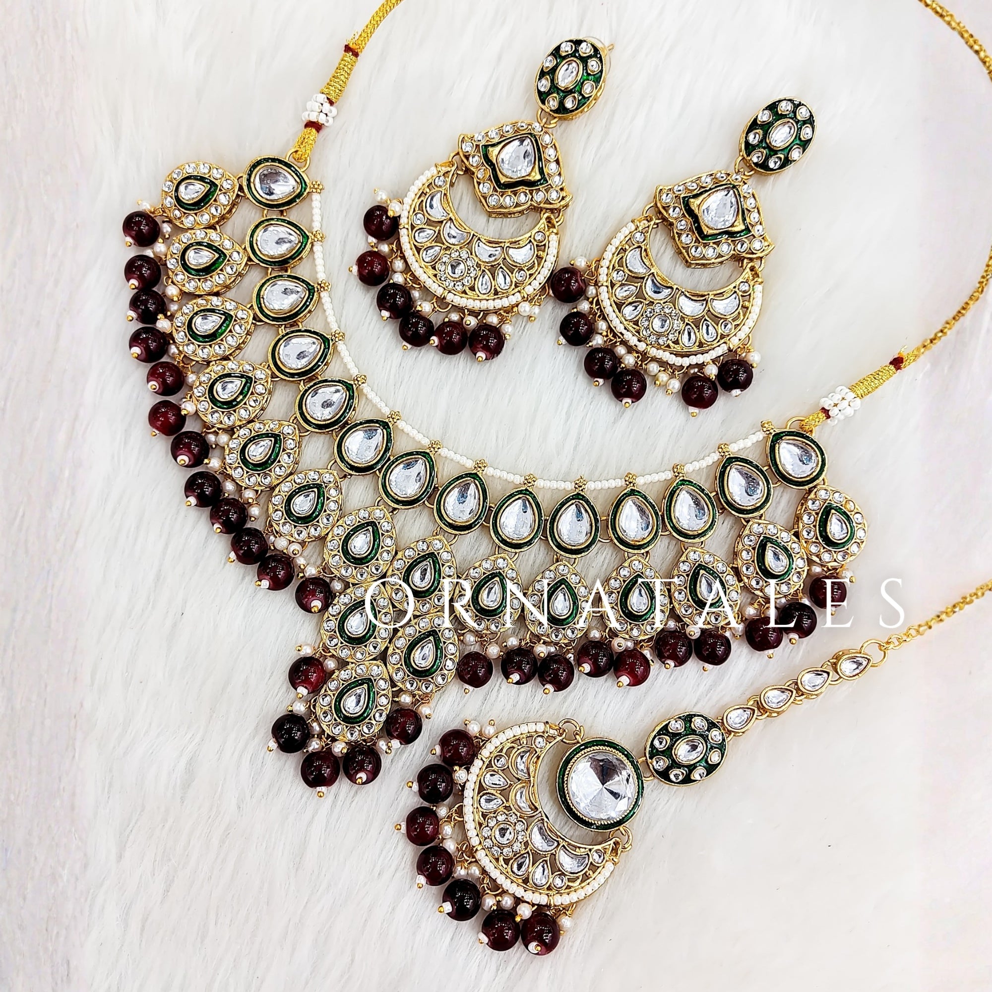 Kundan Necklace Set – 1037